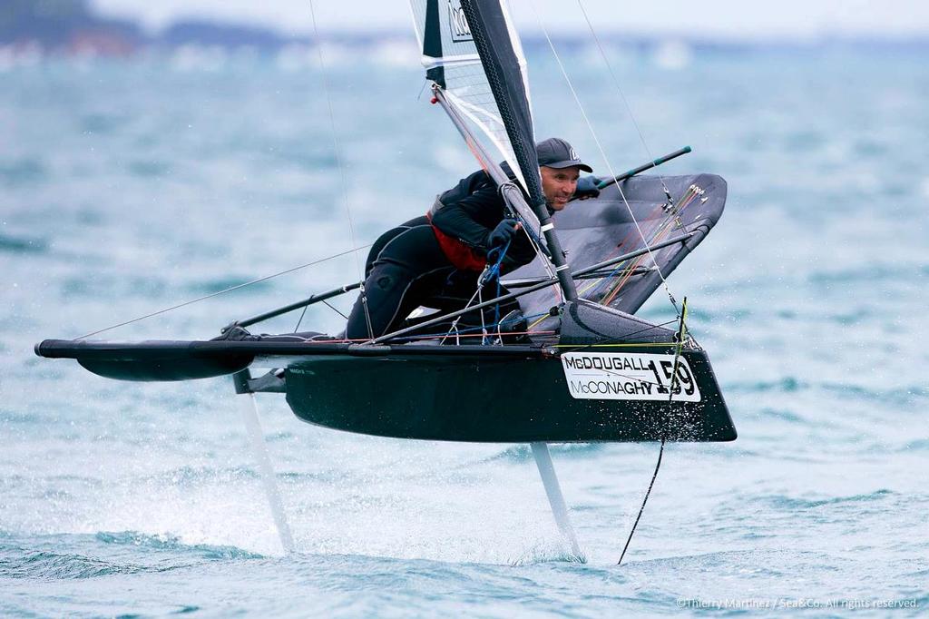 Ray Davies - 2015 Moth World Championships, Sorrento, Melbourne &copy; Thierry Martinez/International Moth Class http://www.moth-sailing.org